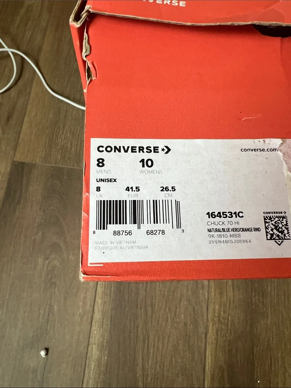 Converse Tyler the Creator x Foot Locker Chuck 70 Artist High Top Canvas 164531C